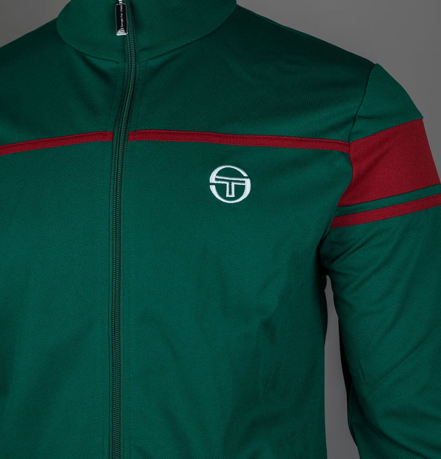 Sergio Tacchini New Damarindo Track Top Rainforest/Sun Dried Tomato