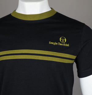 Sergio Tacchini New Supermac T-Shirt Black/Avocado
