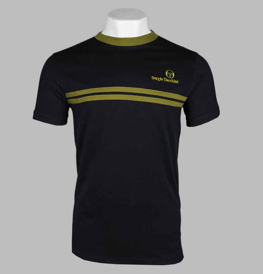 Sergio Tacchini New Supermac T-Shirt Black/Avocado