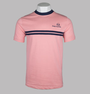 Sergio Tacchini New Supermac T-Shirt Quartz Pink/Maritime Blue