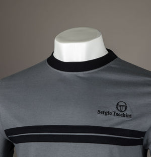 Sergio Tacchini New Supermac T-Shirt Quiet Shade/Black