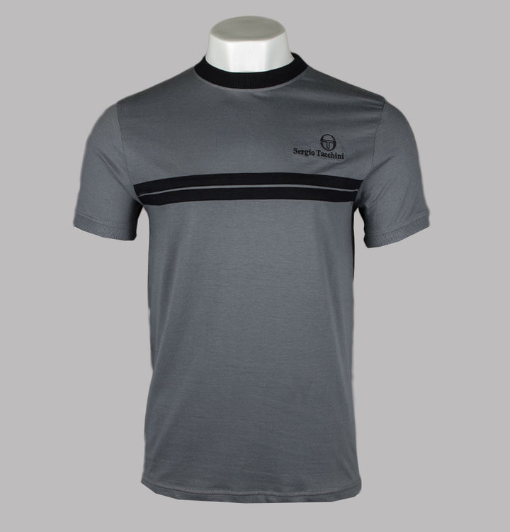 Sergio Tacchini New Supermac T-Shirt Quiet Shade/Black