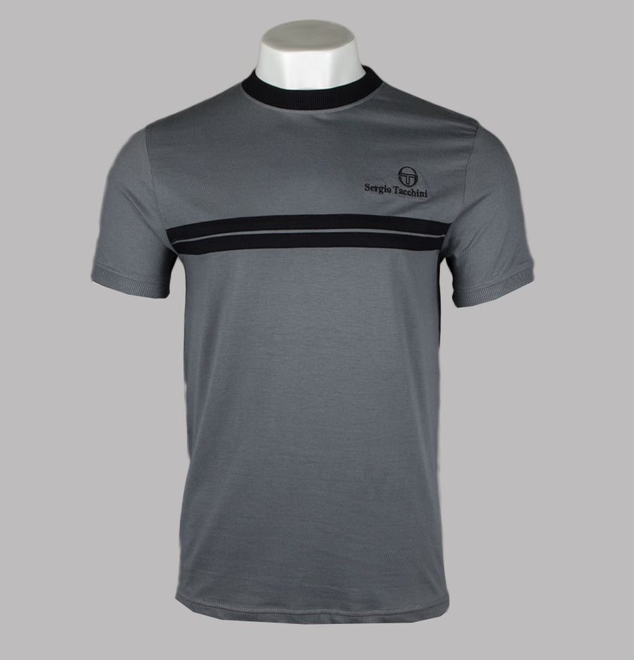 Sergio Tacchini New Supermac T-Shirt Quiet Shade/Black