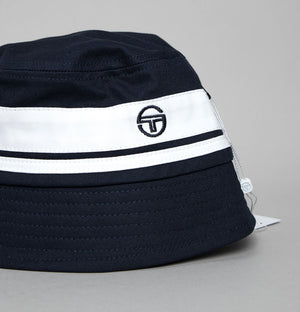 Sergio Tacchini Newsford Bucket Hat Maritime Blue/Gardenia