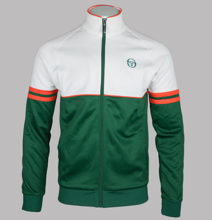 Sergio Tacchini Orion Track Top Gardenia/Eden/Tangerine Tango