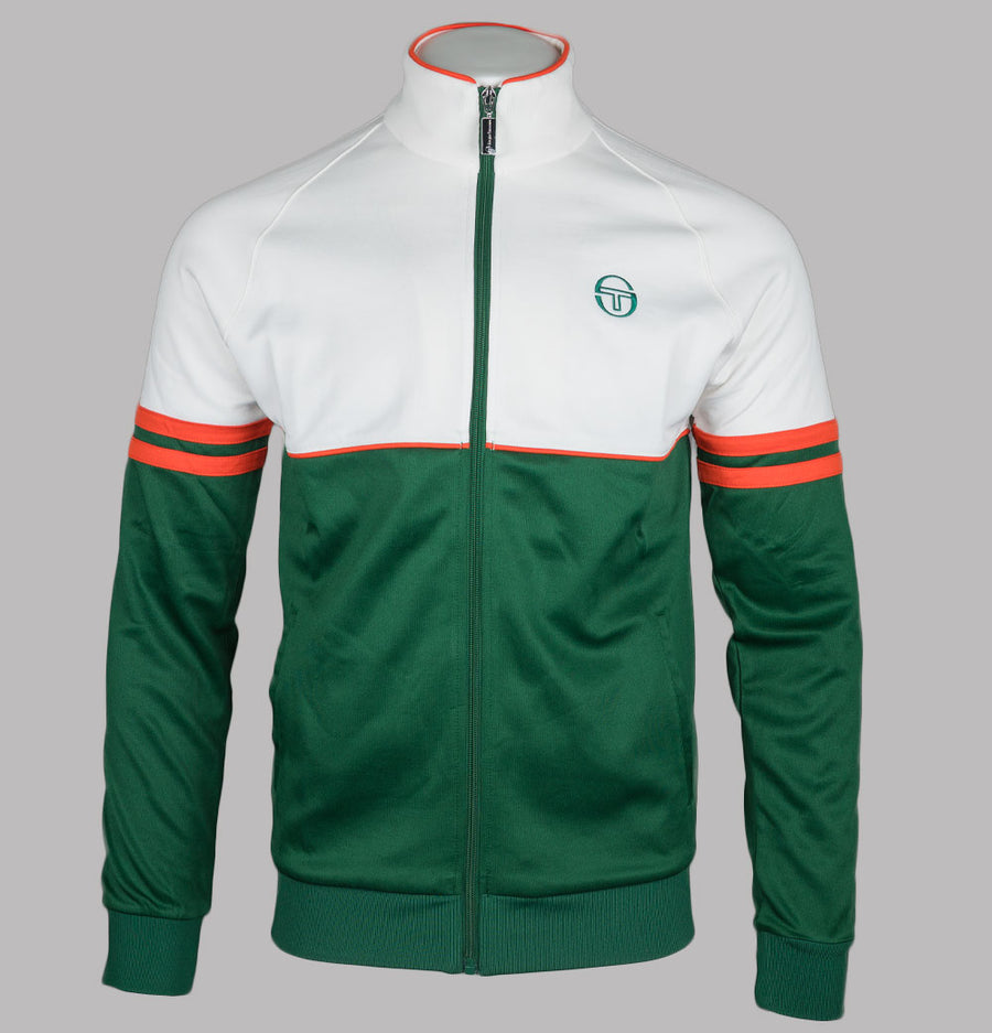Sergio Tacchini Orion Track Top Gardenia/Eden/Tangerine Tango