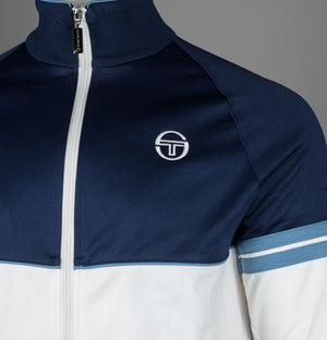 Sergio Tacchini Orion Track Top Maritime Blue/Gardenia/Coronet Blue