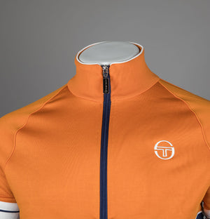 Sergio Tacchini Orion Track Top Marmalade/Maritime Blue/Gardenia