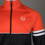 Sergio Tacchini Orion Track Top Tangerine Tango/Black