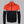Sergio Tacchini Orion Track Top Tangerine Tango/Black