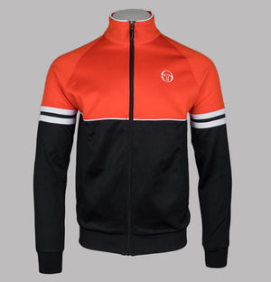 Sergio Tacchini Orion Track Top Tangerine Tango/Black