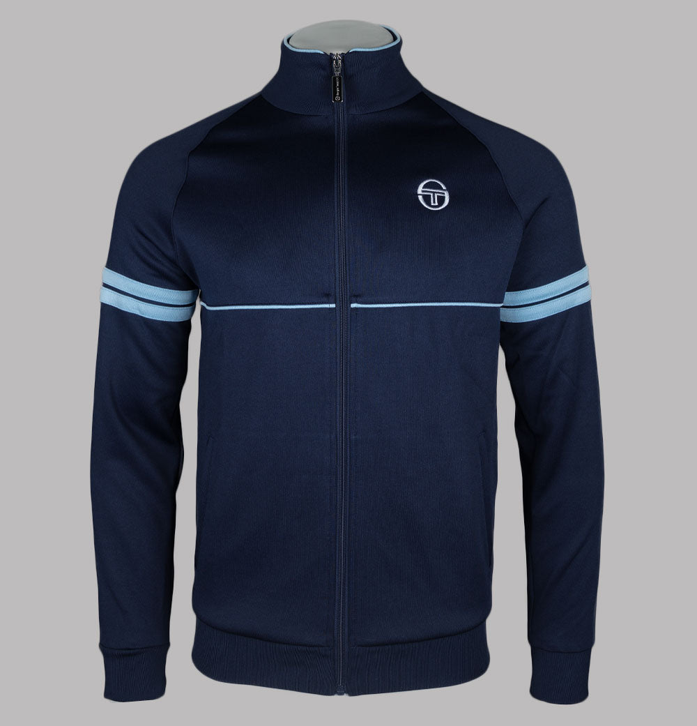【Sergio Tacchini】Orion Track Top★Pool Blue★ Sergio Tacchini Mens ORION Track Top Jacket Pool Blue