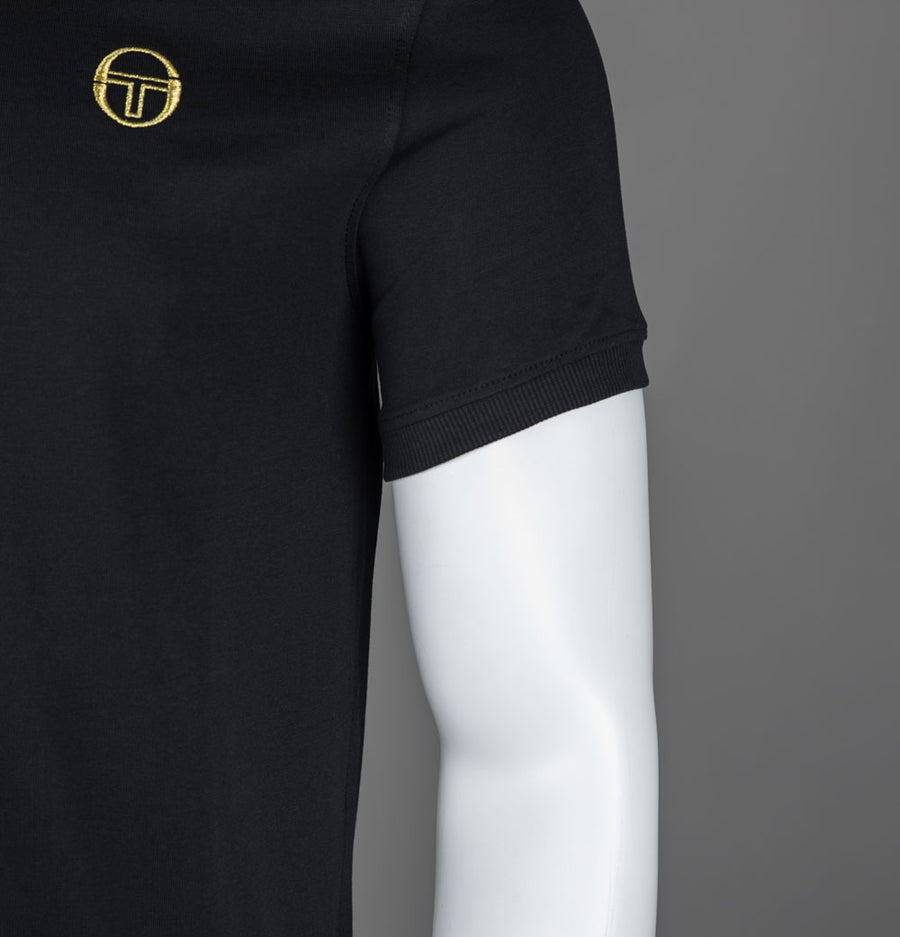 Sergio Tacchini Rainer T-Shirt Black/Old Gold