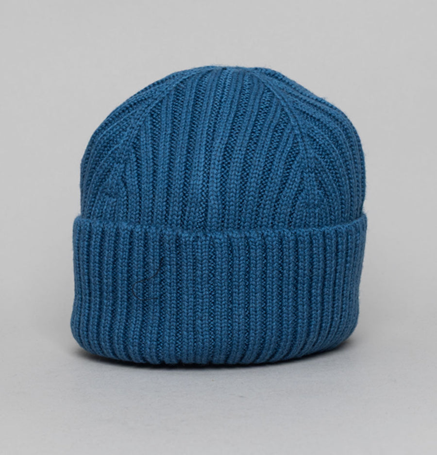 Sergio Tacchini Seppi Ribbed Beanie Vintage Indigo/White
