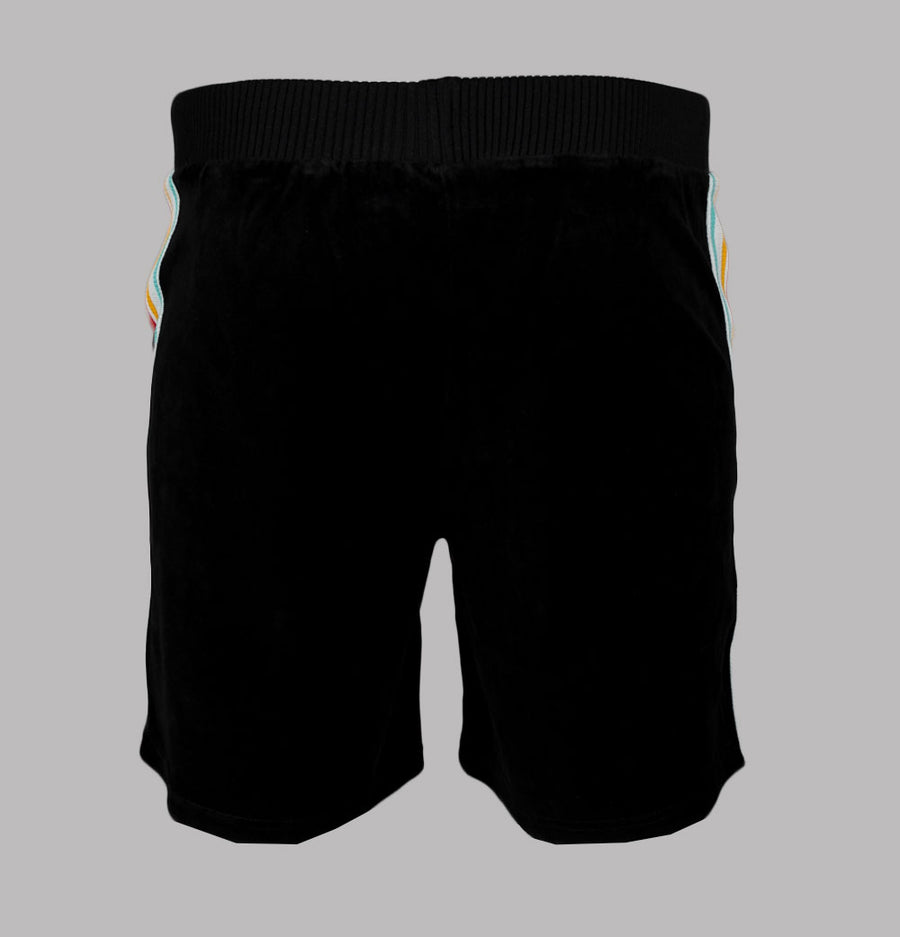 Sergio Tacchini Slice Velour Shorts Black