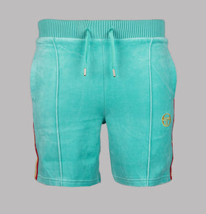 Sergio Tacchini Slice Velour Shorts Pool Blue