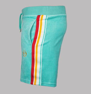 Sergio Tacchini Slice Velour Shorts Pool Blue