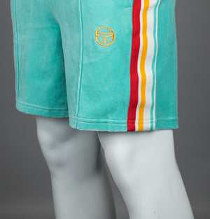 Sergio Tacchini Slice Velour Shorts Pool Blue