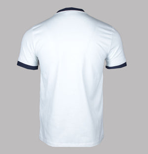 Sergio Tacchini Super MK2 T-Shirt White/Adrenaline Rush