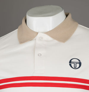 Sergio Tacchini Supermac Polo Shirt Gardenia/Humus