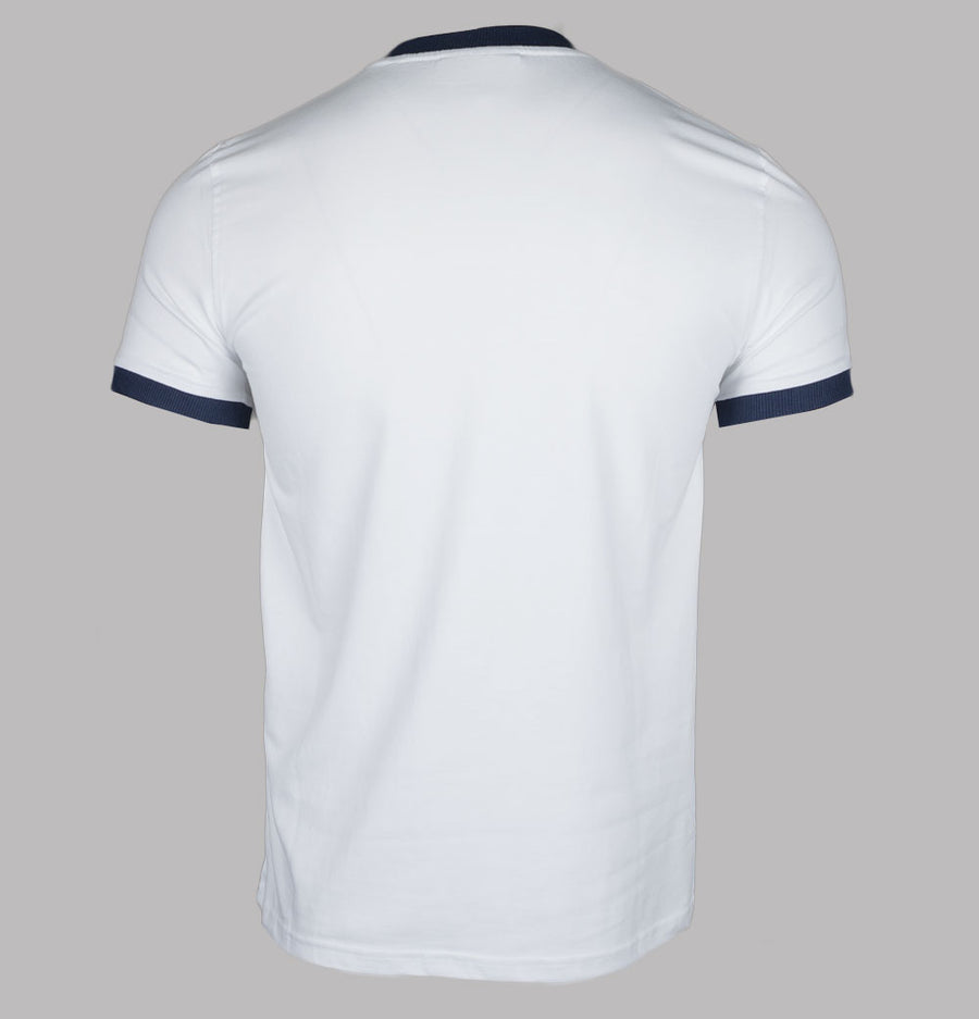 Sergio Tacchini Supermac T-Shirt White/Maritime Blue