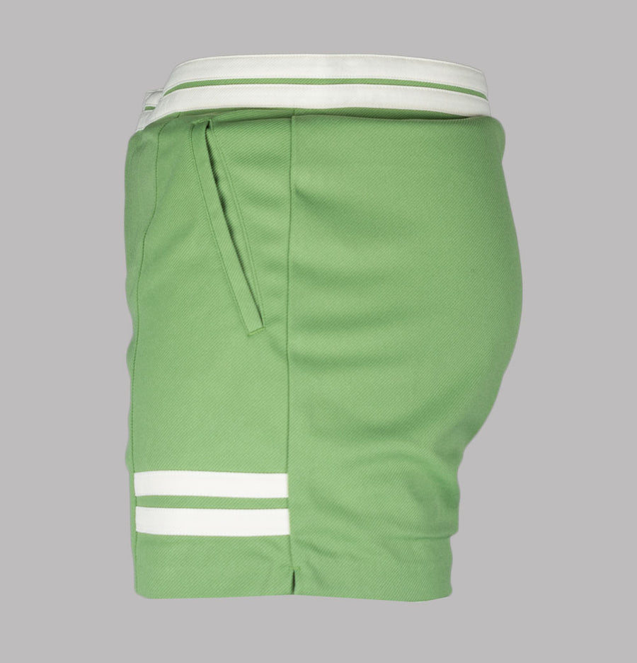 Sergio Tacchini Supermac Tennis Shorts Jade Green/Pearled Ivory