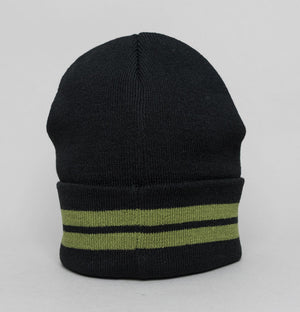 Sergio Tacchini Surgis Striped Beanie Black/Avocado
