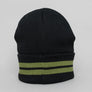 Sergio Tacchini Surgis Striped Beanie Black/Avocado