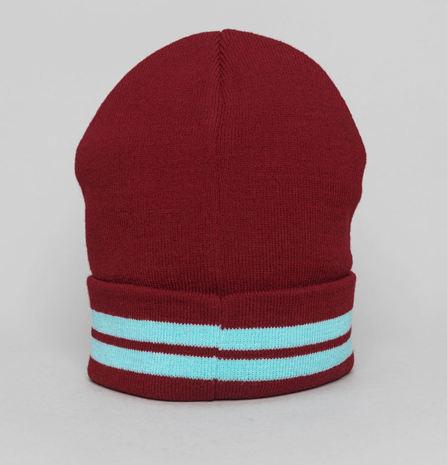 Sergio Tacchini Surgis Striped Beanie Rhubarb/Gardenia/Aruba Blue