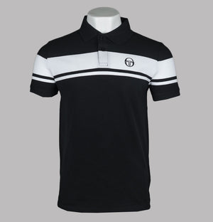 Sergio Tacchini Young Line Polo Shirt Black/White