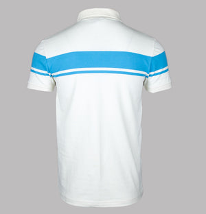 Sergio Tacchini Young Line Polo Shirt Gardenia/Azure Blue