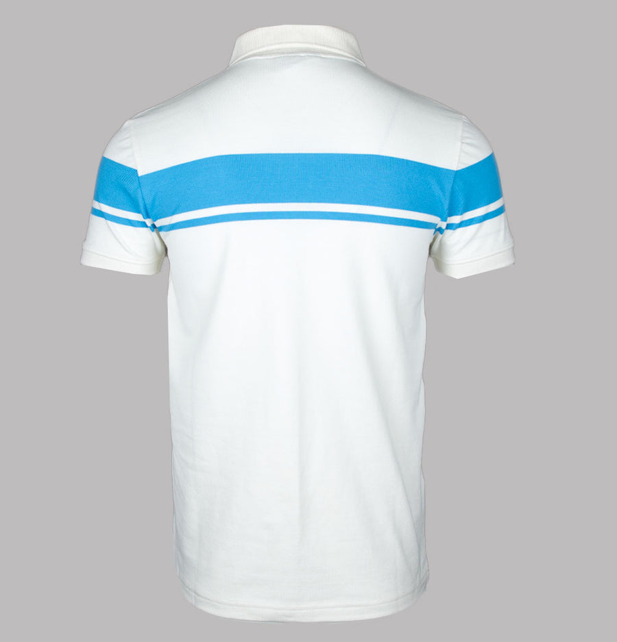 Sergio Tacchini Young Line Polo Shirt Gardenia/Azure Blue
