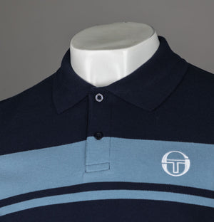 Sergio Tacchini Young Line Polo Shirt Maritime Blue/Mountain Spring