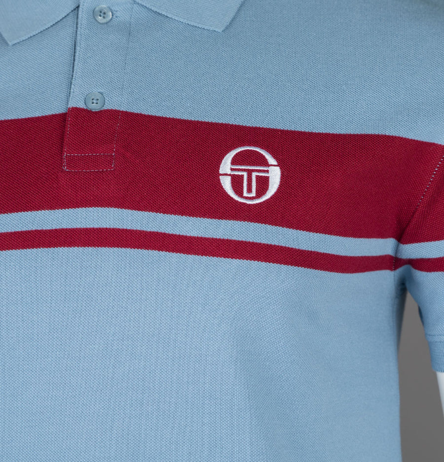 Sergio Tacchini Young Line Polo Shirt Mountain Spring/Tibetan Red