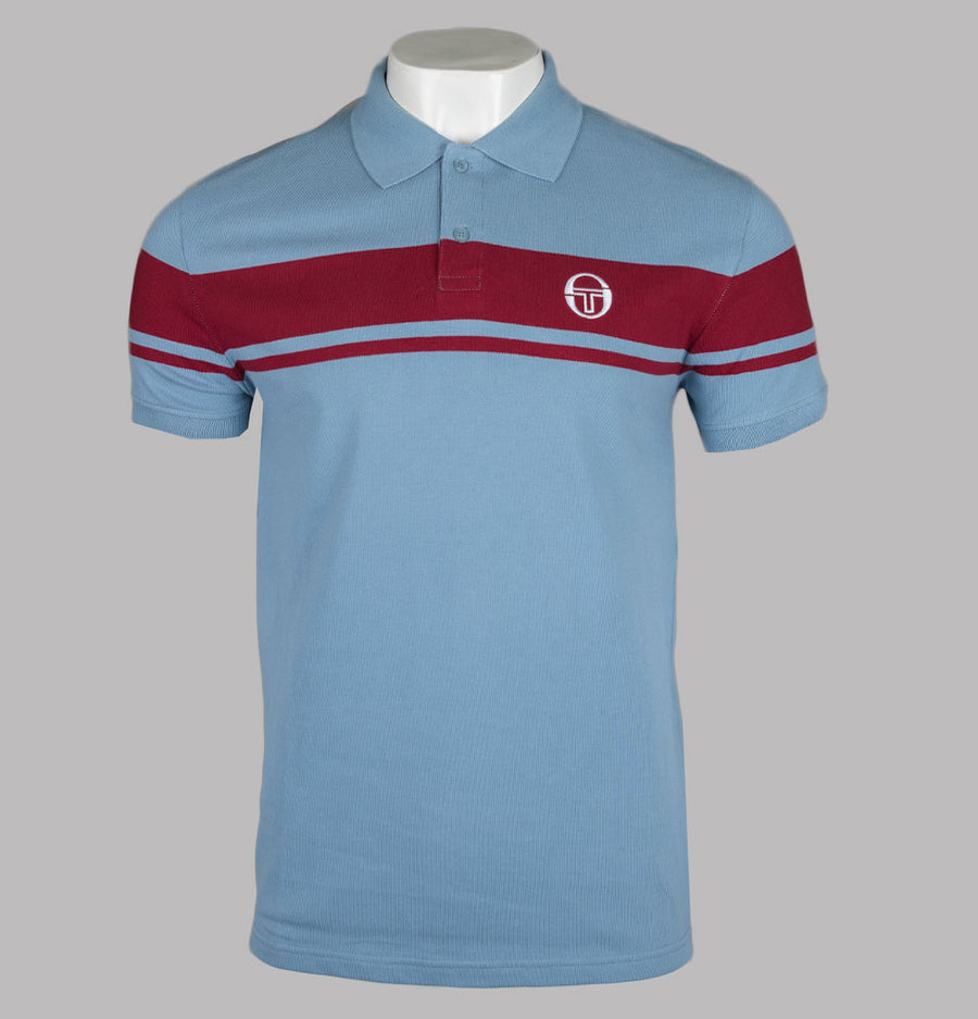 Sergio Tacchini Young Line Polo Shirt Mountain Spring/Tibetan Red