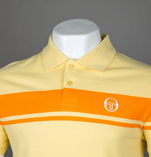 Sergio Tacchini Young Line Polo Shirt Pale Banana/Autumn Glory