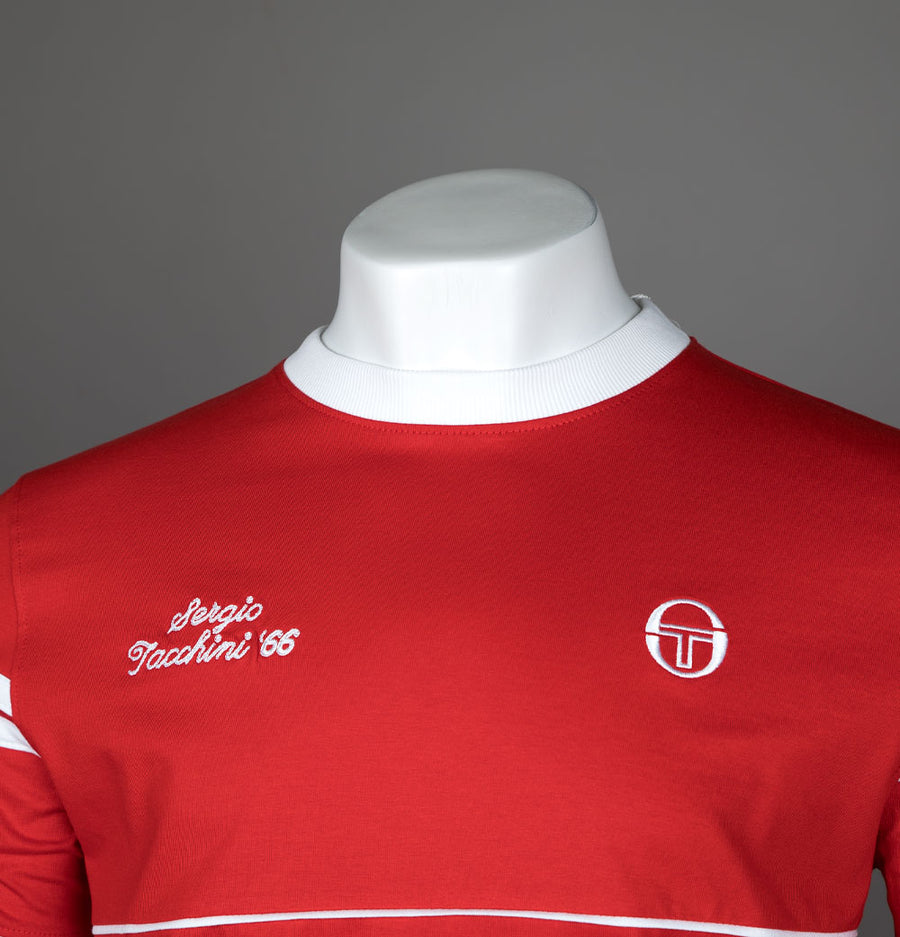 Sergio Tacchini Orion Davis T-Shirt Adrenaline Rush/White
