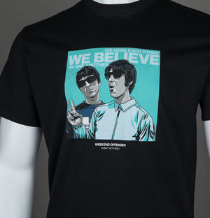 Weekend Offender Believe Graphic T-Shirt Black