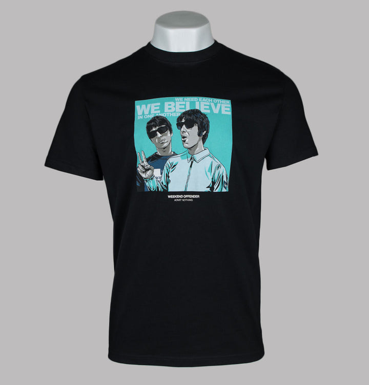 Weekend Offender Believe Graphic T-Shirt Black