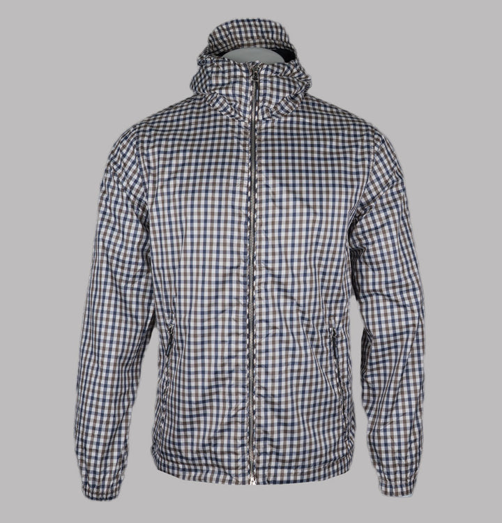 Weekend Offender Campania Check Windbreaker Jacket Mid House Check