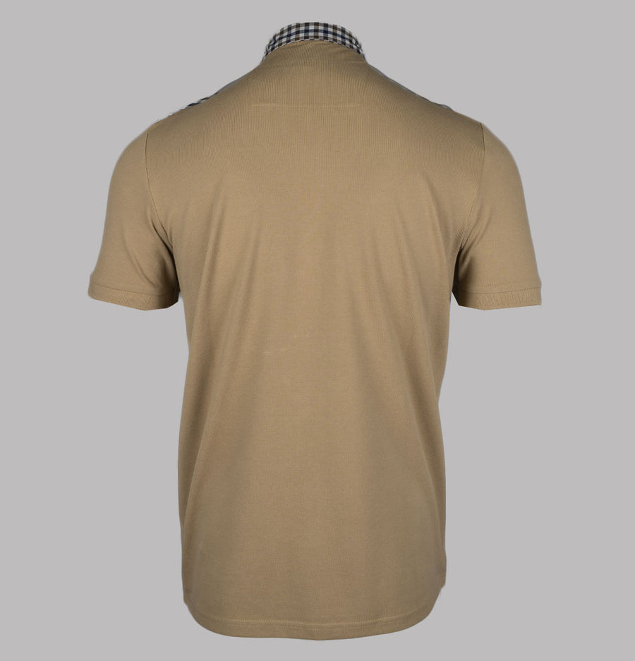 Weekend Offender Costa Polo Shirt Cognac