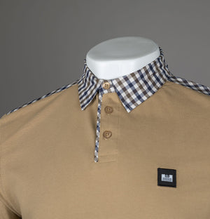 Weekend Offender Costa Polo Shirt Cognac