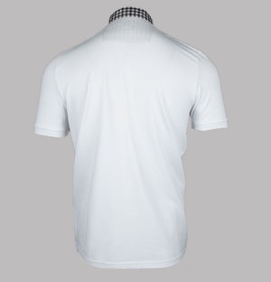 Weekend Offender Costa Polo Shirt White/Mid House Check