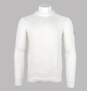 Weekend Offender Couto Knitted Ribbed Sweater Ivory