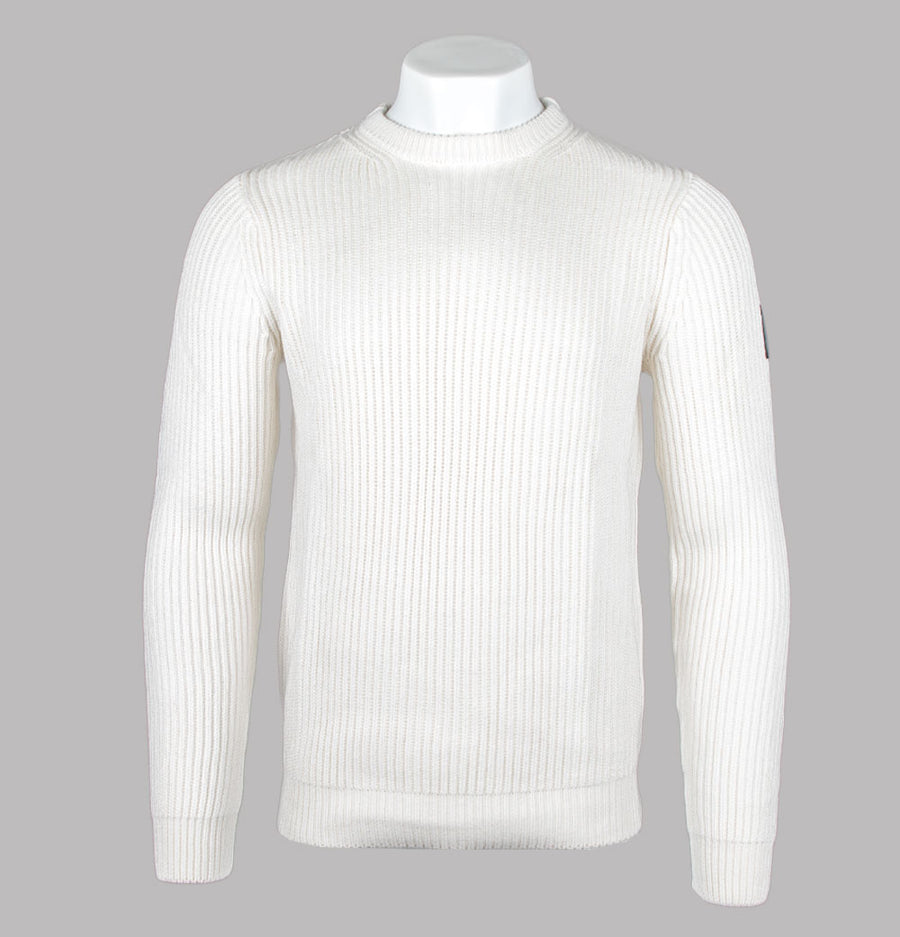 Weekend Offender Couto Knitted Ribbed Sweater Ivory