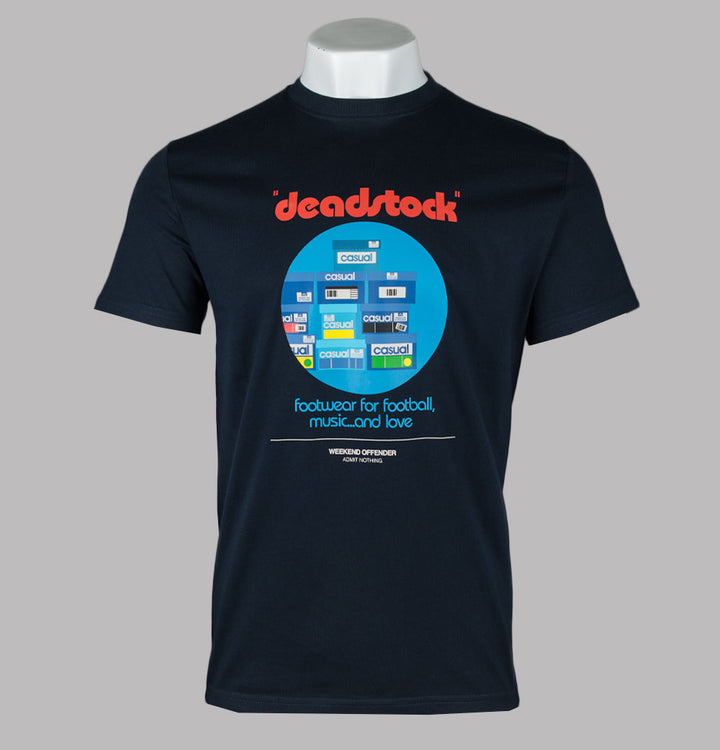 Weekend Offender Deadstock Graphic T-Shirt Navy