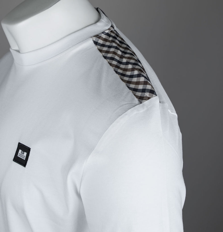 Weekend Offender Diaz T-Shirt White/Mid House Check