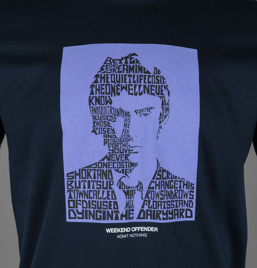 Weekend Offender Dreamin Graphic T-Shirt Navy