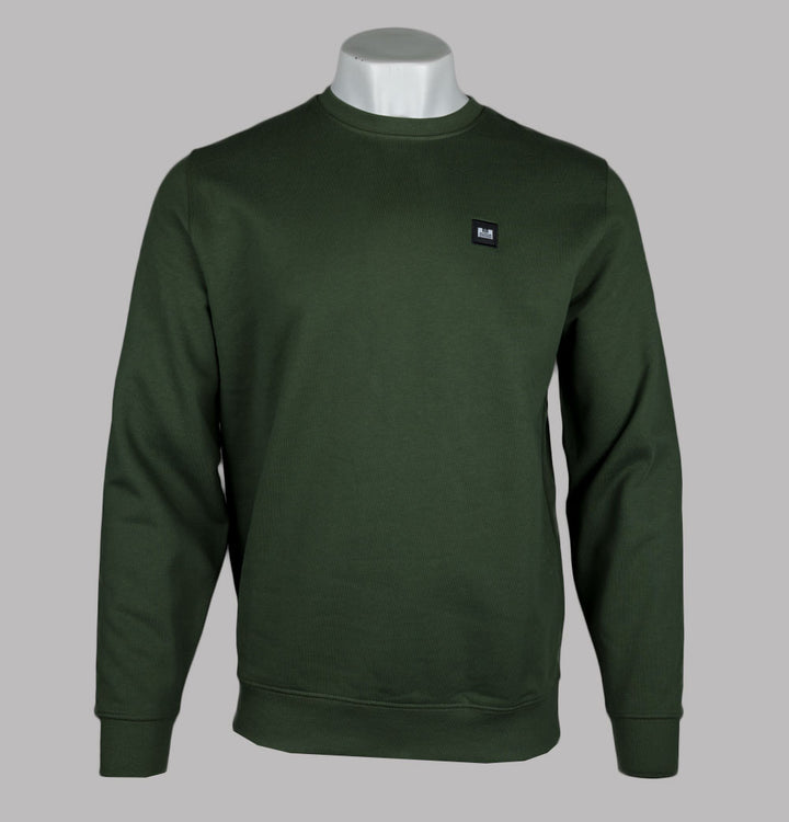 Weekend Offender Ferrer Fleece Back Sweatshirt Bay Leaf