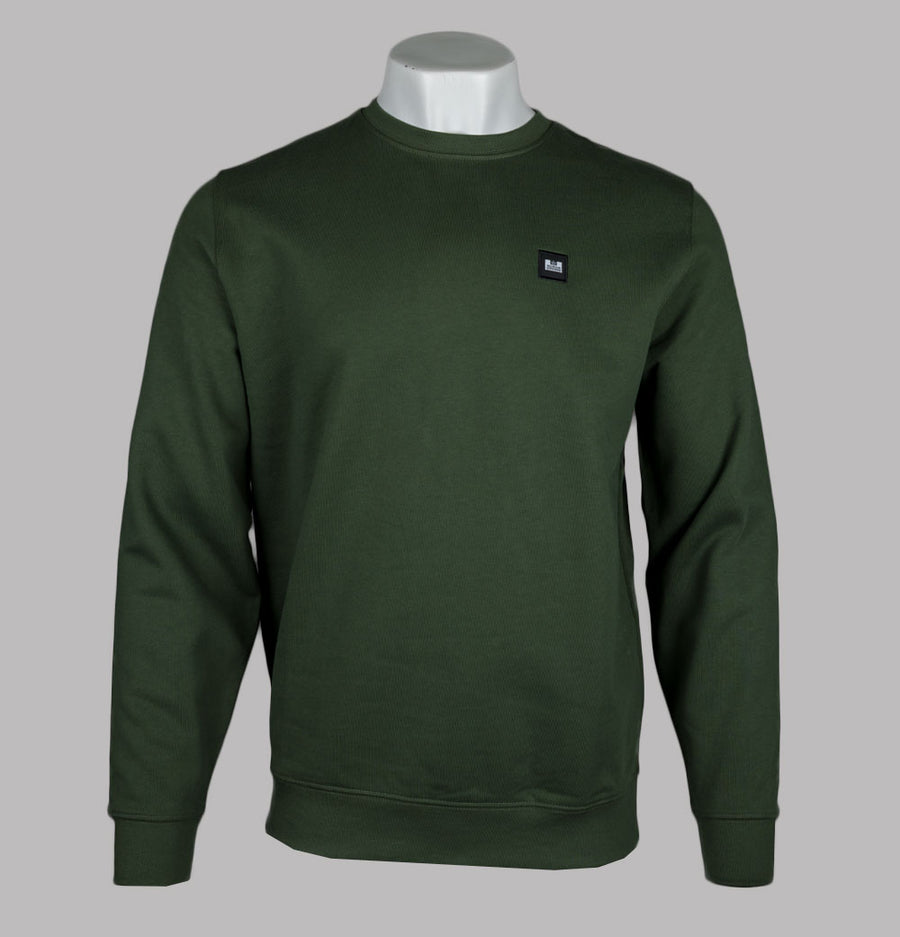 Weekend Offender Ferrer Fleece Back Sweatshirt Bay Leaf